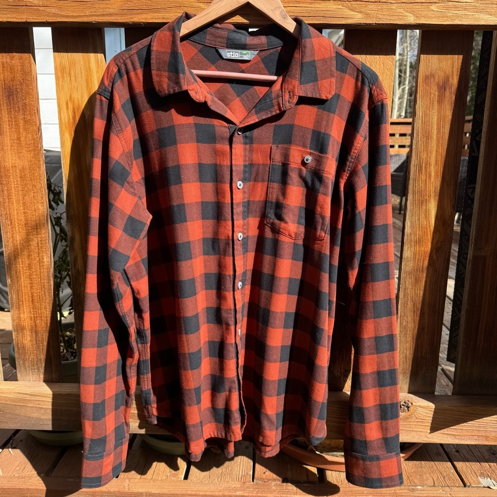 Men's Miter Stretch Lightweight Flannel Shirt